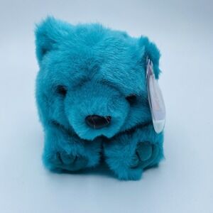 SWIBCO Puffkins TELLY the Blue Bear Plush 4" with Tags Style #‎ 6673 1994